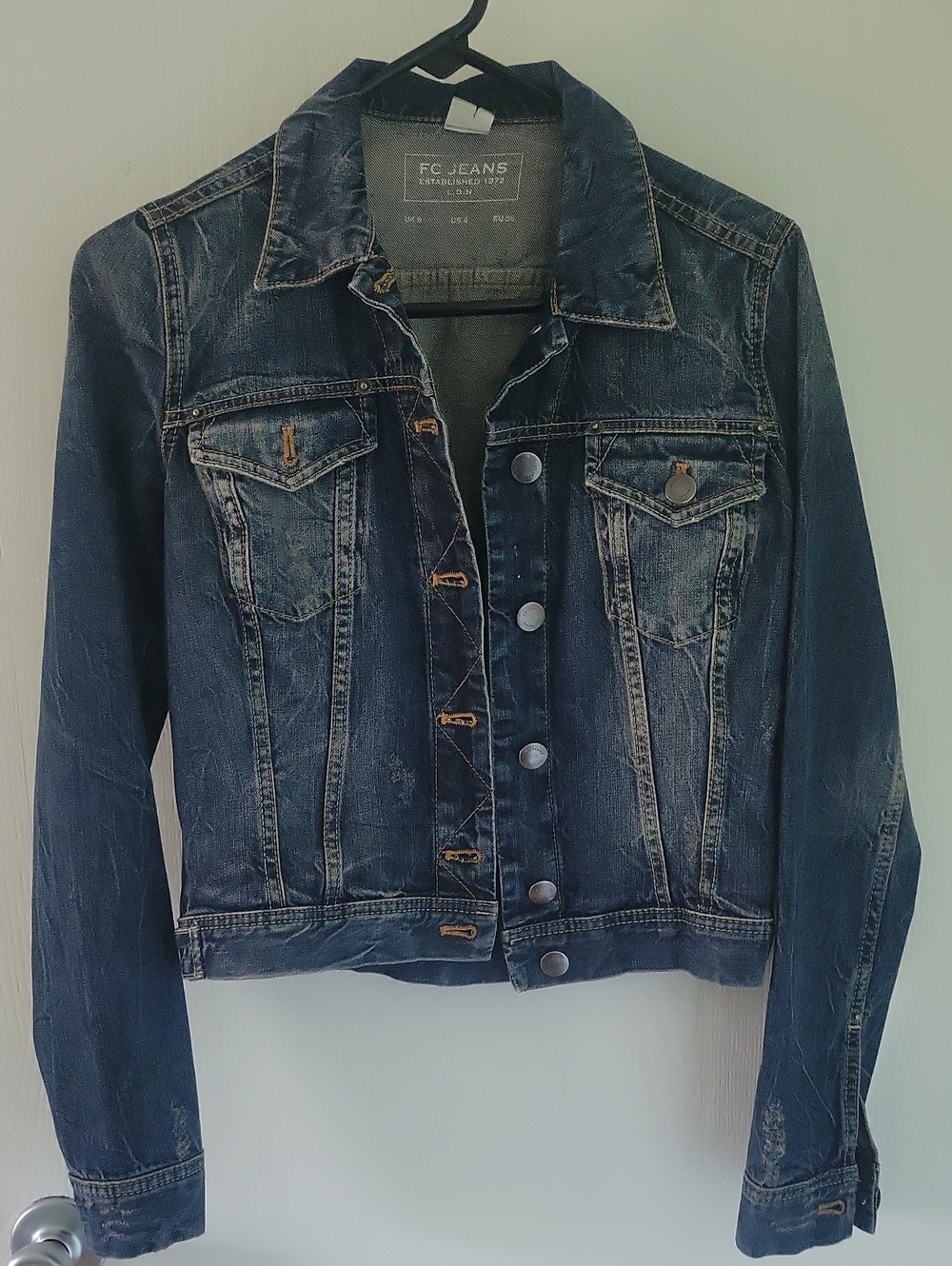 Distressed Denim Jacket
